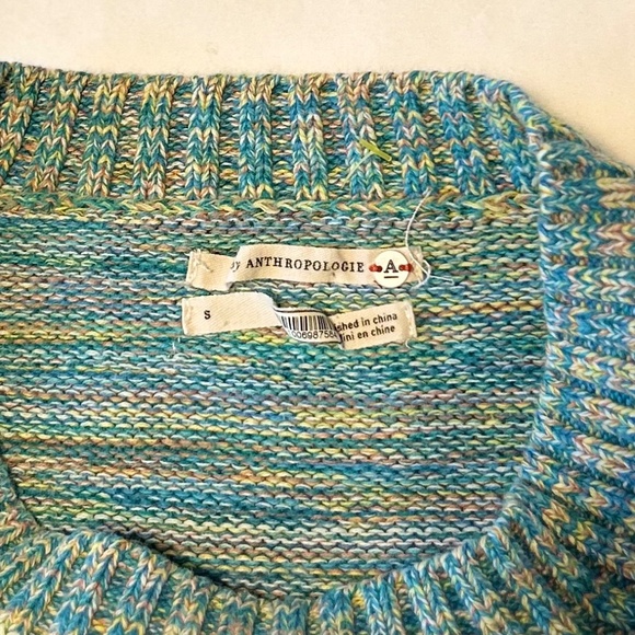 ANTHROPOLOGIE WATERCOLOR TIE DYE SWEATER, S - Picture 4 of 7